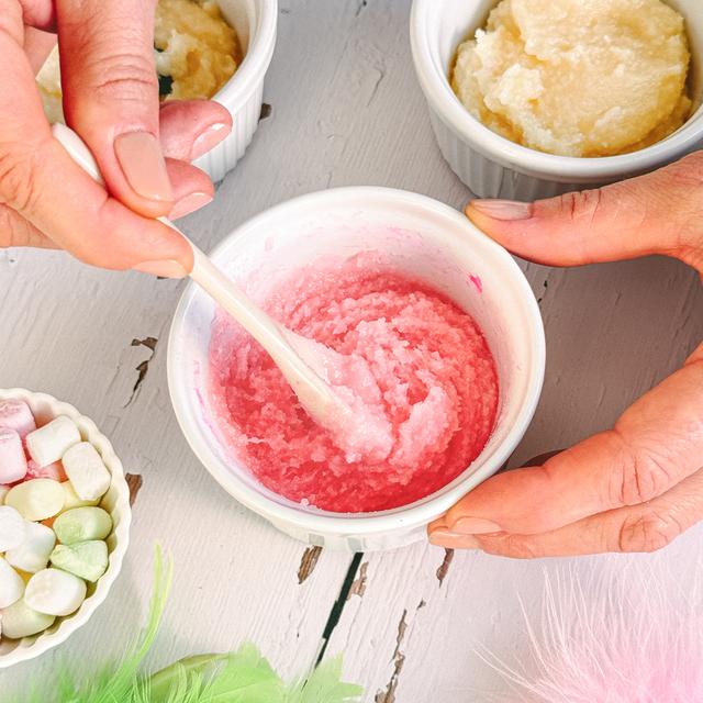 Mini brigadeiros de coco para Pascua