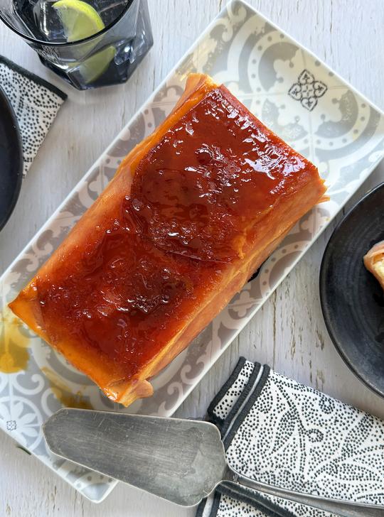 Pastel de jamón y queso