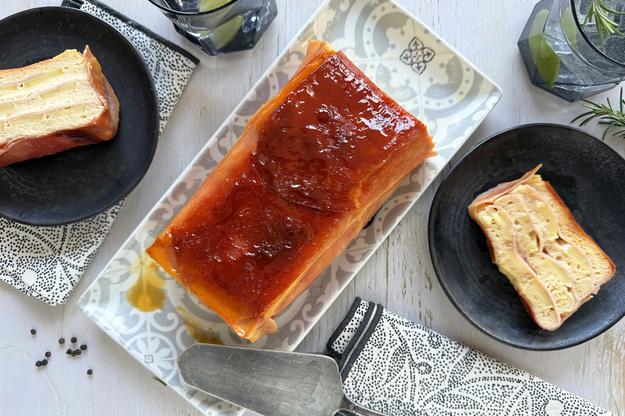 Pastel de jamón y queso