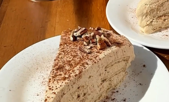 Carlota de especias de calabaza