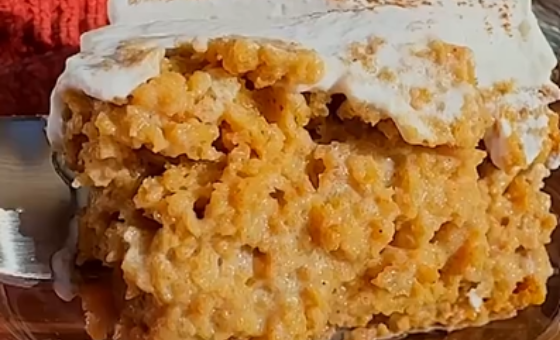 Pastel Tres Leches con Especias de Calabaza