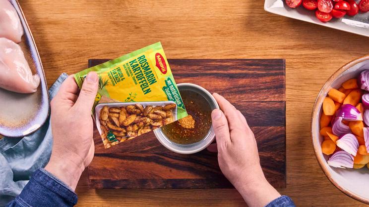 Balsamico-Hähnchen mit Ofengemüse