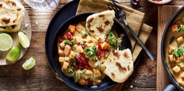 Grünkohl-Curry mit Süßkartoffeln