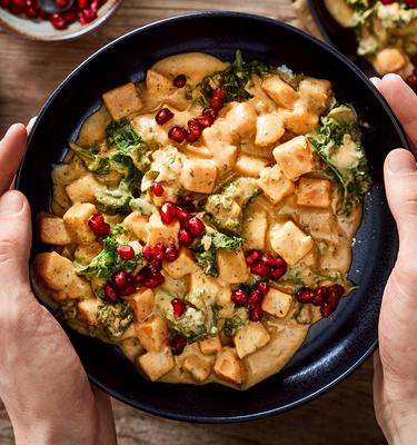 Grünkohl-Curry mit Süßkartoffeln