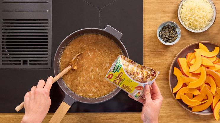Kartoffel-Kürbis-Auflauf mit Hackfleisch