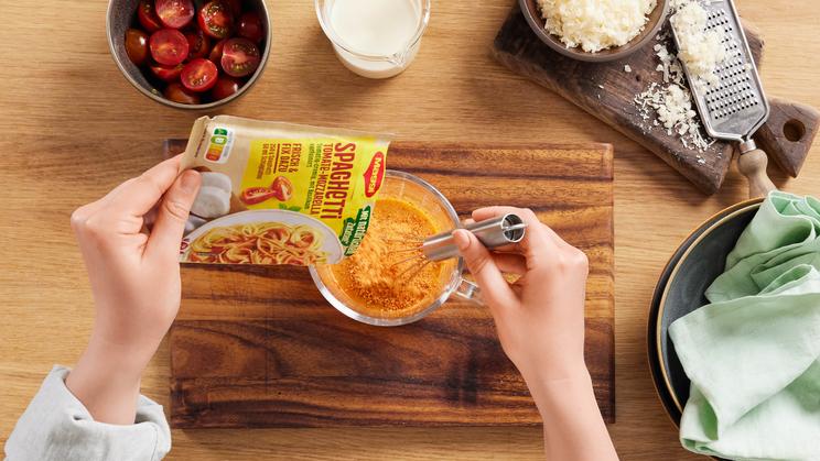 Pasta mit Salsiccia-Bällchen