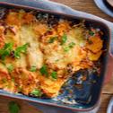 Süßkartoffel-Hackfleisch-Auflauf