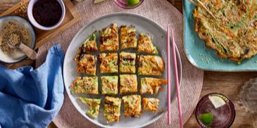 Yachaejeon - Koreanische Gemüse-Pancakes