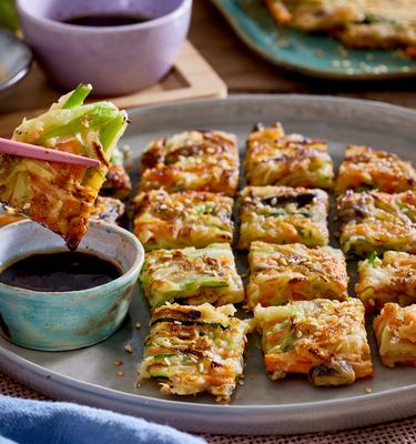 Yachaejeon - Koreanische Gemüse-Pancakes