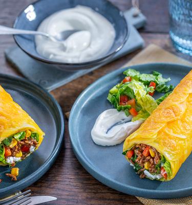 Kartoffelwrap Mexican-Style