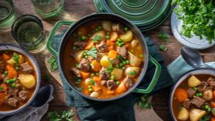 Rindfleischeintopf mit Gemüse