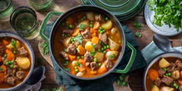 Rindfleischeintopf mit Gemüse