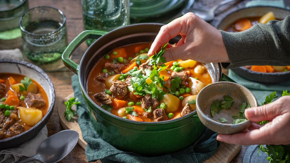 Rindfleischeintopf mit Gemüse