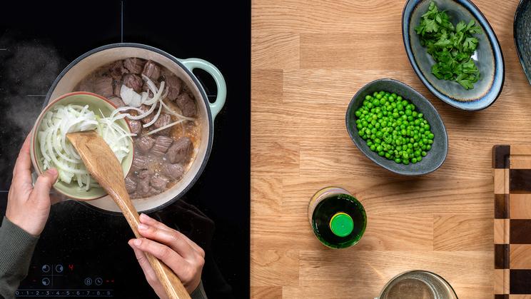 Rindfleischeintopf mit Gemüse