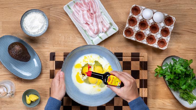 Herzhafter Dutch Baby Ofenpfannkuchen