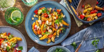 Schupfnudeln mit Gemüse im Airfryer