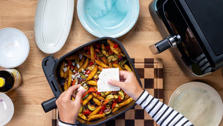 Schupfnudeln mit Gemüse im Airfryer