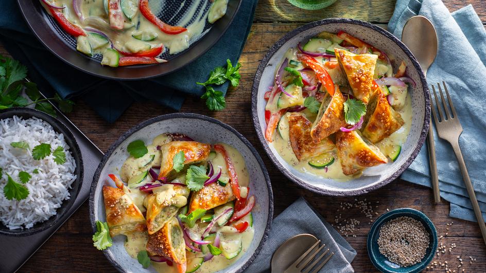 Curry mit Maultaschen