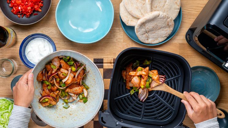 Hähnchen Kebap im Airfryer