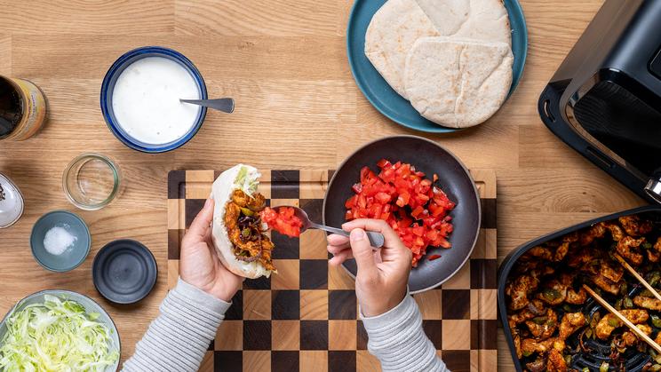 Hähnchen Kebap im Airfryer