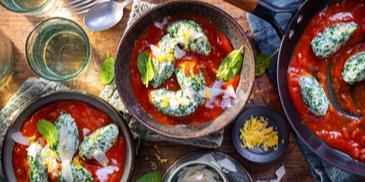 Malfatti - Ricotta-Spinat-Bällchen