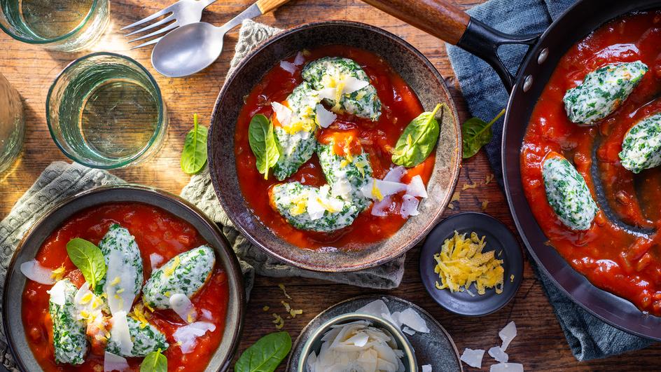Malfatti - Ricotta-Spinat-Bällchen