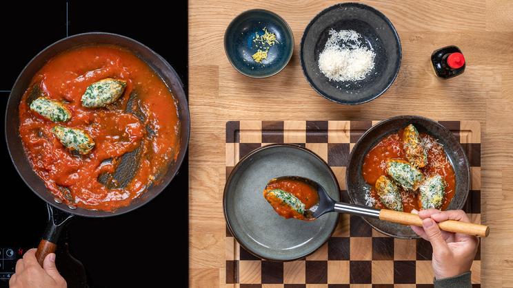 Malfatti - Ricotta-Spinat-Bällchen