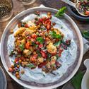 Mediterrane Tzatziki-Bowl im Airfryer