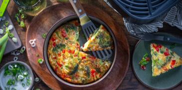 Gemüse-Frittata im Airfryer