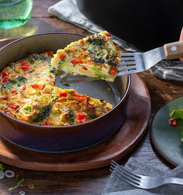 Gemüse-Frittata im Airfryer