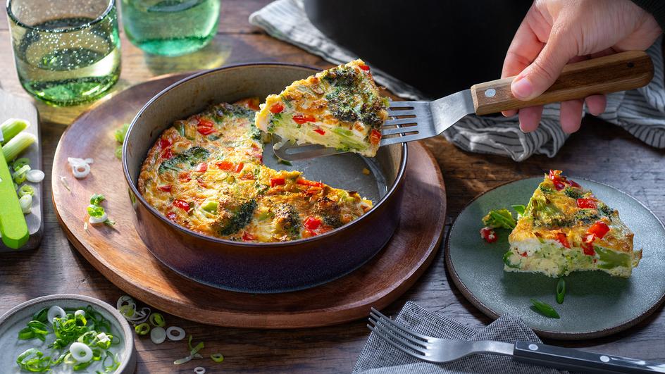 Gemüse-Frittata im Airfryer