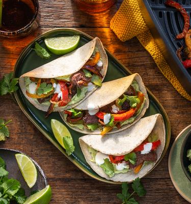 Steak Fajita im Airfryer