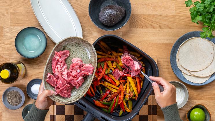 Steak Fajita im Airfryer