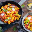 Gnocchi Pfanne Tomate Mozzarella