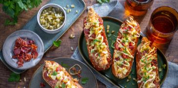 Spargel Hotdog