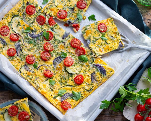 Sommergemüse-Frittata