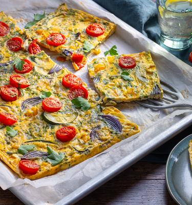 Sommergemüse-Frittata