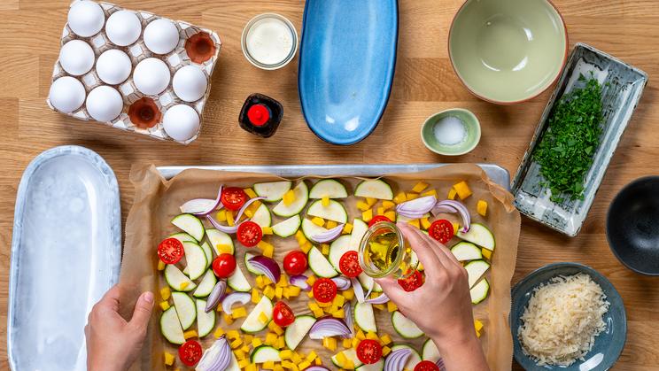 Sommergemüse-Frittata