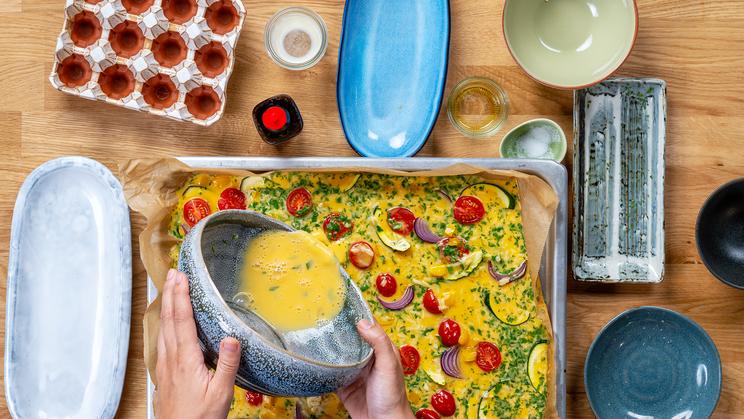 Sommergemüse-Frittata