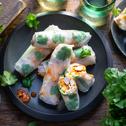 Kimchi chicken Sommerrollen
