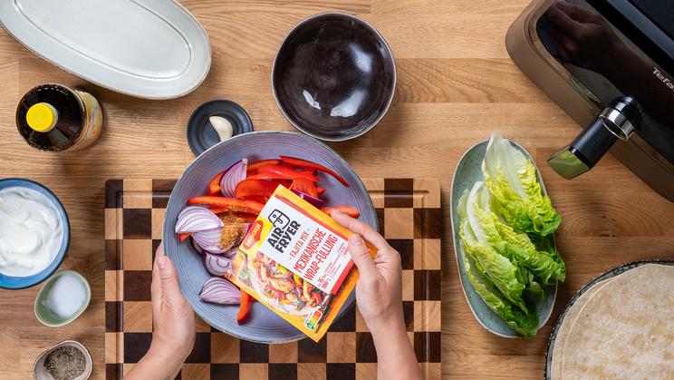 Hähnchen Shawarma im Airfryer