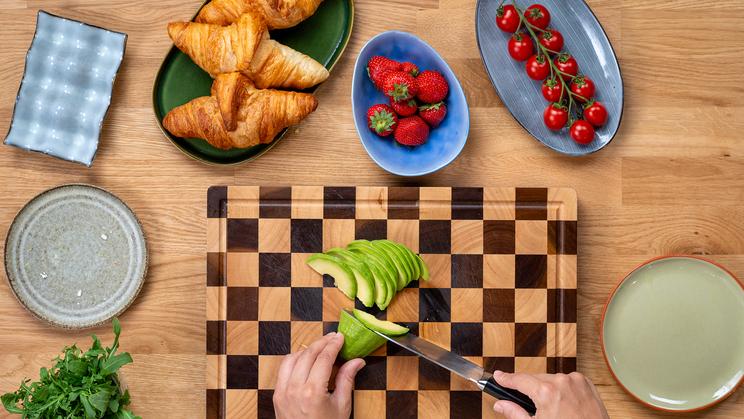 Airfryer Schafskäse Croissant-Salat