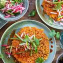 Koreanische Pfannkuchen Spicy cheese-style