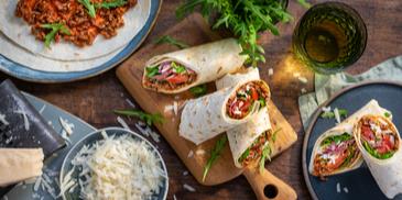 Wraps Bolognese alla Parma