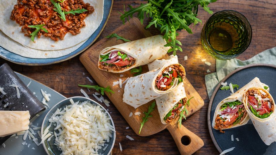 Wraps Bolognese alla Parma