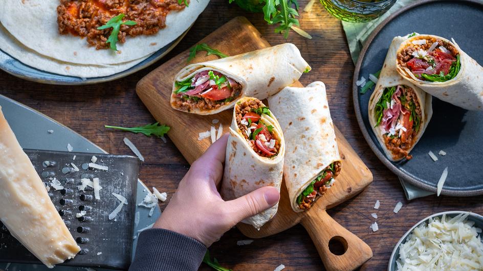 Wraps Bolognese alla Parma