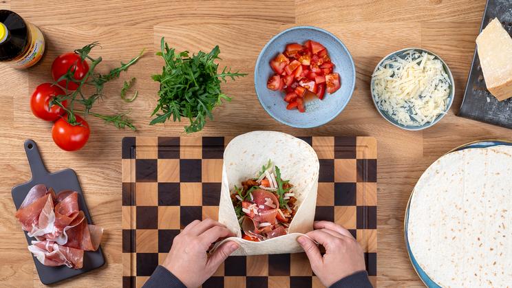 Wraps Bolognese alla Parma