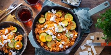 Zucchini-Pfanne "mediterran"