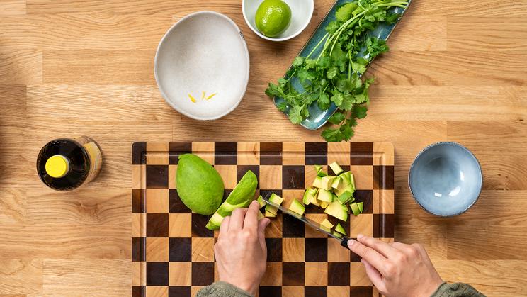 Cremige Fajita Pasta mit Avocado