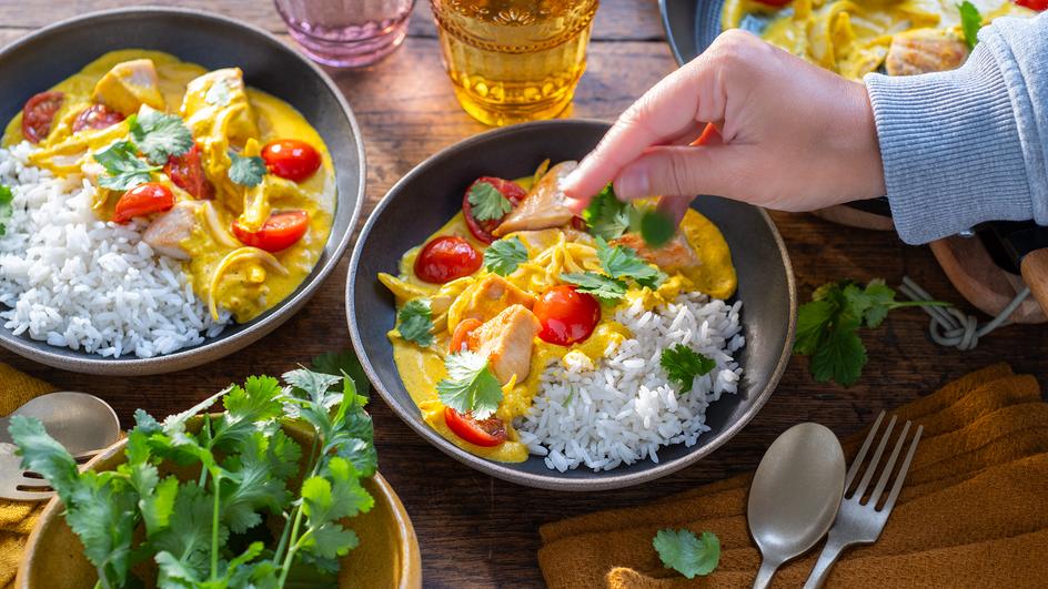 Joghurt-Curry-Hähnchen